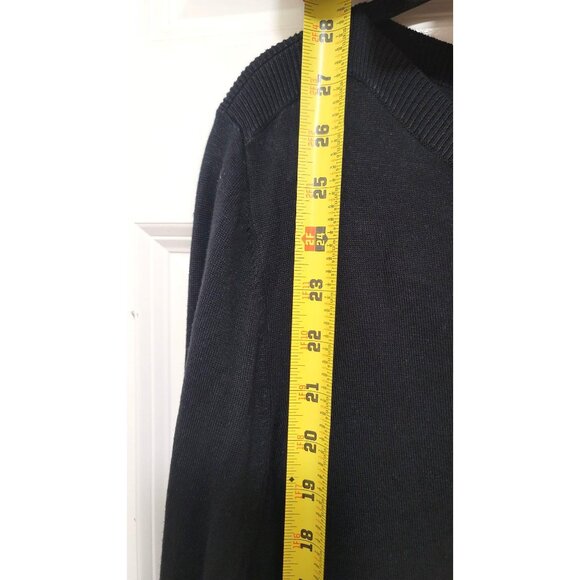 41 Hawthorn Black Long-Sleeve Sweater With Pleated Cuffs & Ribbed Neckline Bell - Picture 6 of 9